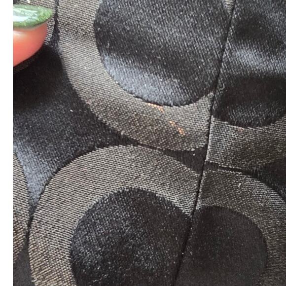 Coach Kristin Signature C Pattern OP Art Hobo Shoulder Bag w /Silver Hardware - Picture 11 of 16